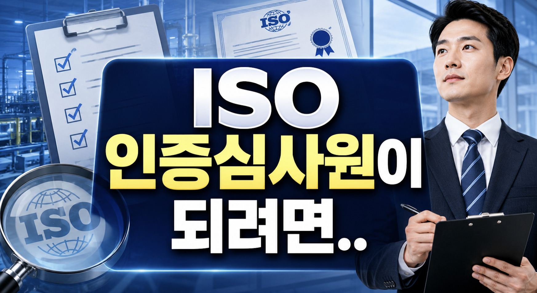 ISO 인증심사원이 되려면..