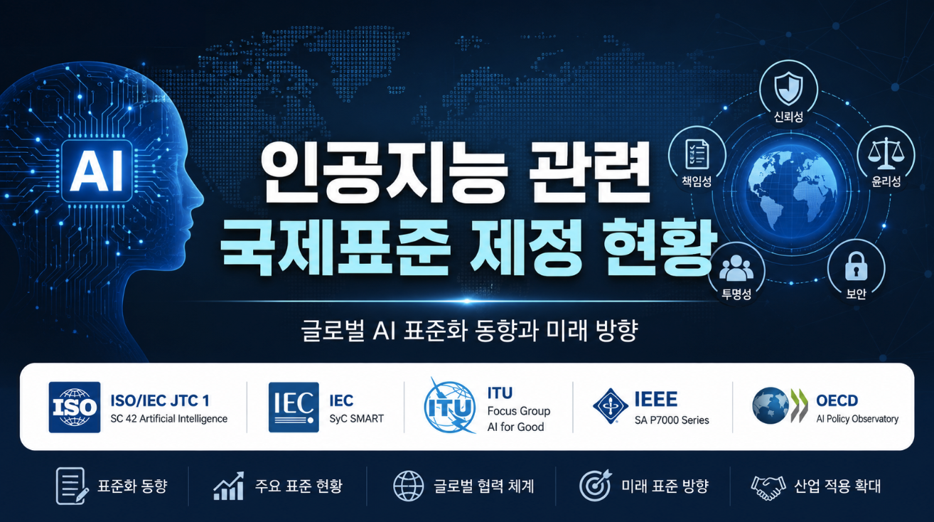 인공지능 관련 국제표준 제정 현황